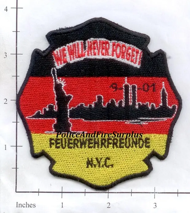 Germany - Feuerwehrfreunde Fire Dept Patch 1
