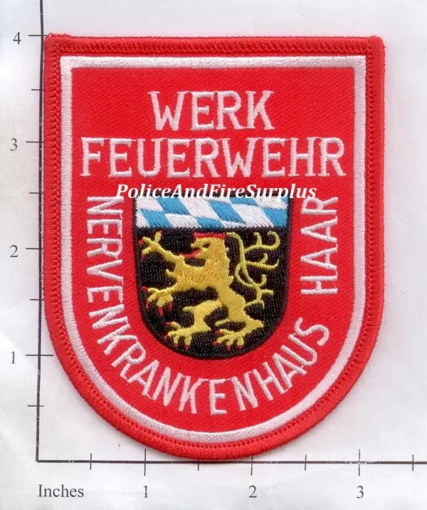 Germany - Nervenkrankenhaus Haar Plant Fire Dept Patch 1