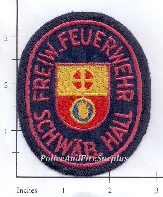 Germany - Schwäbisch Hall Voluntary Fire Dept Patch 1