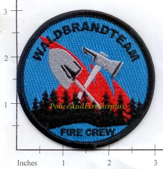 Germany - Wald Brand Team Fire Crew Fire Dept Patch 1