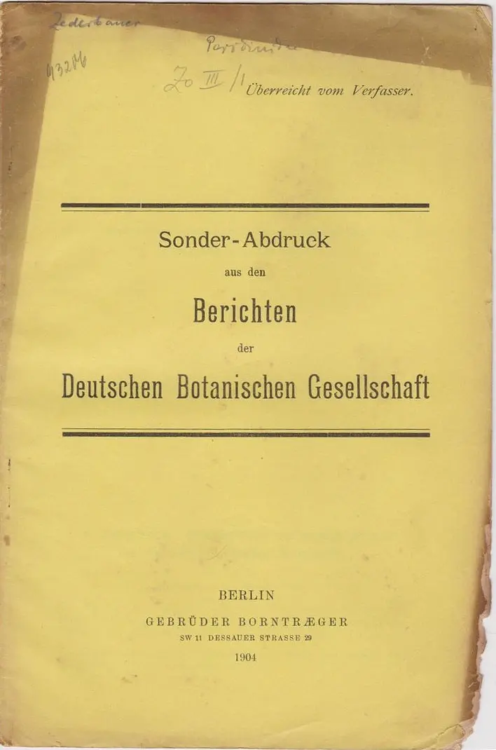 Geschlechtliche Und Ungeschlechtliche Fortpflanzung Von Ceratium Hirundinella 1