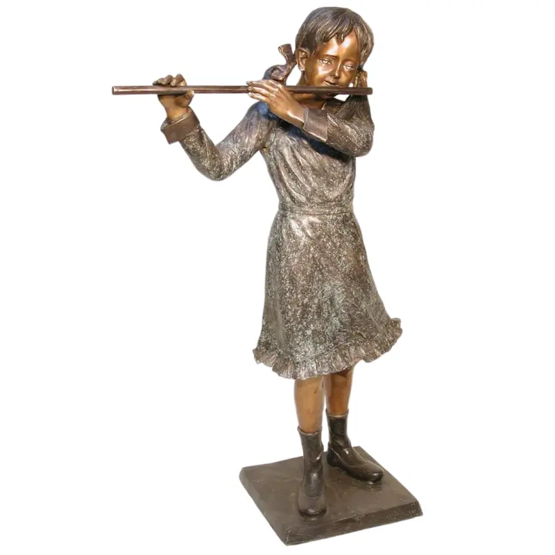 Girl Playing The Flute 1