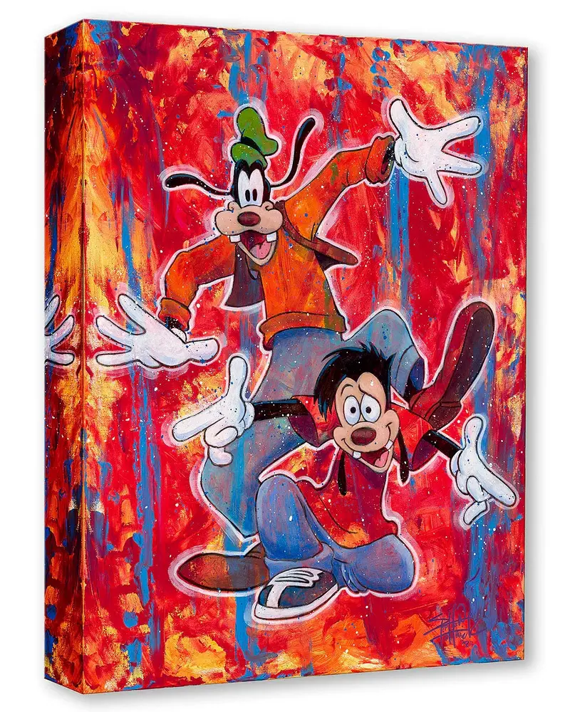 Goofy And Max - Treasure On Canvas 1