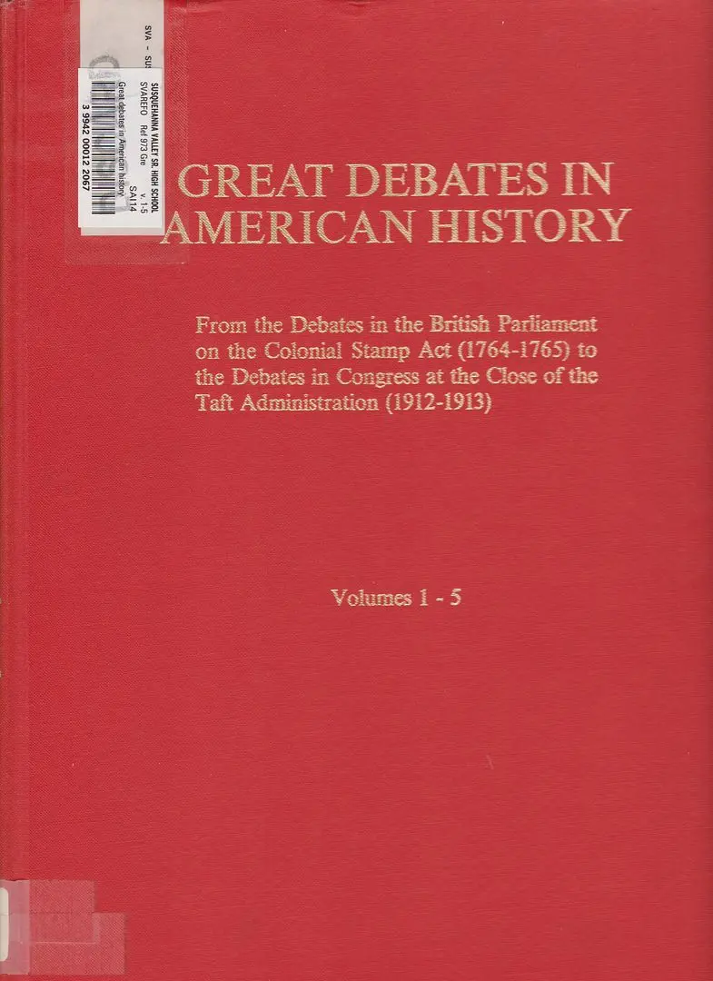 Great Debates In American History: Volumes 1-14 1