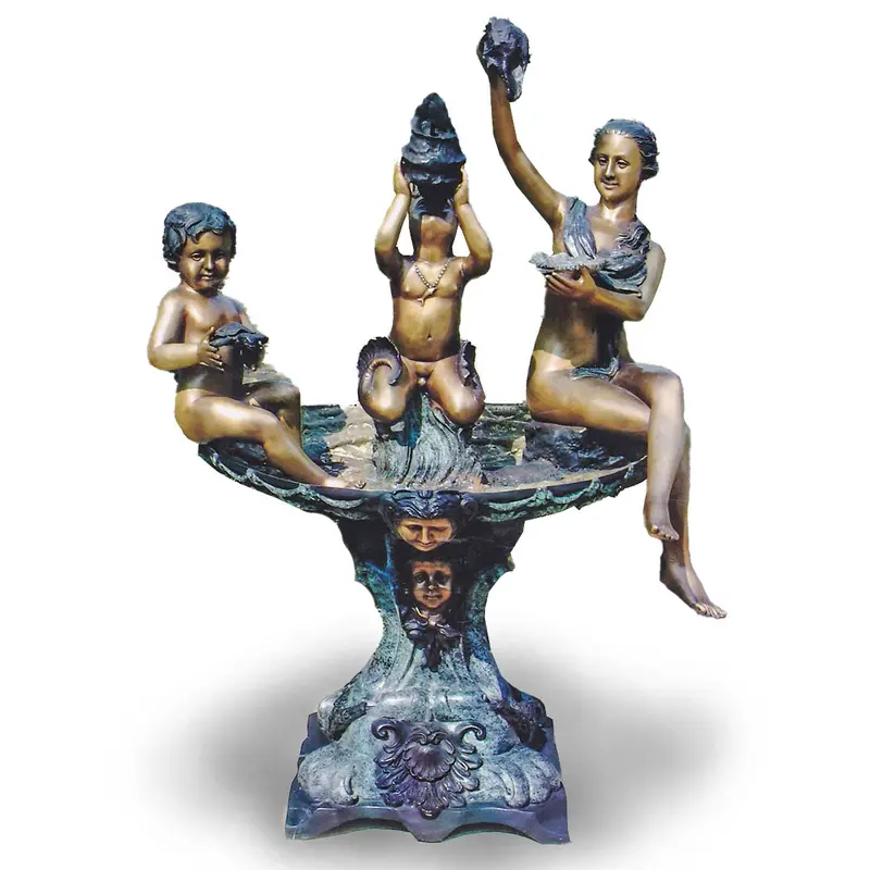 Greco-Roman Inspired Bronze Fountain 1