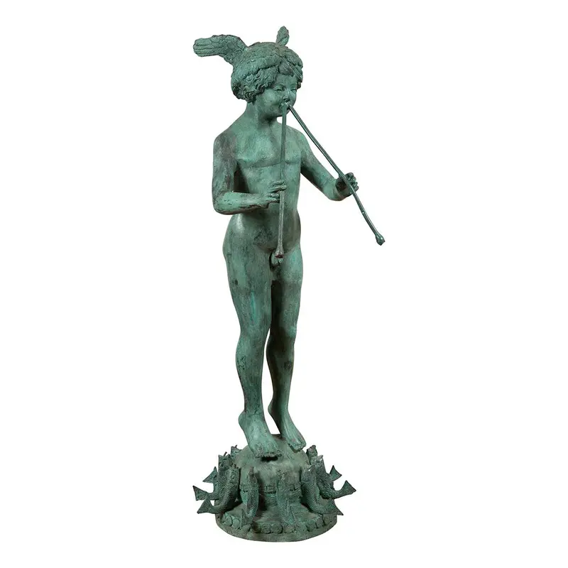Greco Roman Mercury Bronze Sculpture 1