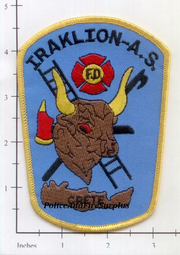 Greece - Iraklion Air Station Fire Dept Patch 1