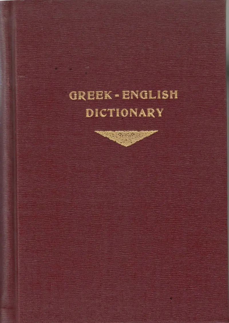 Greek-English Lexicon Based On The German Work Of Francis Passow 1