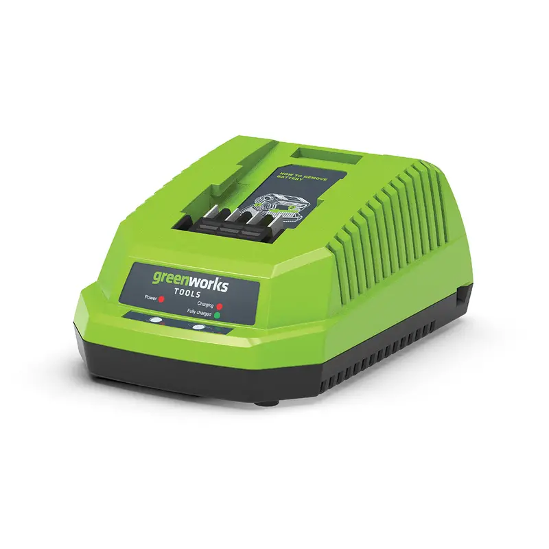 Greenworks 2910907Au 40V Battery Charger - This Lithium-Ion Battery Charger Charges Both 2.0Ah And 4.0Ah 40V Batteries 1