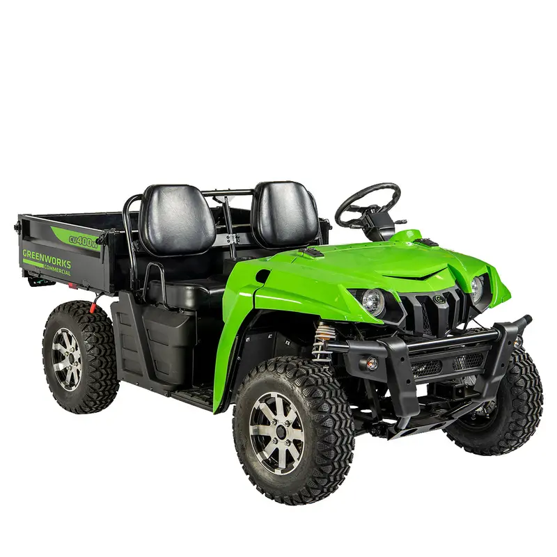 Greenworks Commercial Cu400w 82V Work Utility Vehicle [7402507Au] - Robust 8Kwh Work Utv, Can Go Up To 105Km On A Single Charge! 1