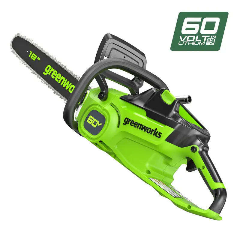 Greenworks Cs60l414 60V Pro 18" 2.0Kw Brushless Chainsaw - A High Performance Tool That Will Revolutionise Your Cutting Experience. 1