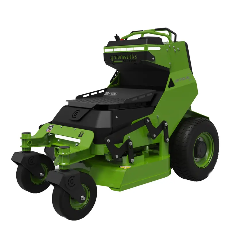 Greenworks Cz32s8x 82V Optimusz 32" Stand-On Zero Turn Mower (8Kwh) [7401207Au] - Commercial 8Kwh Stand-On Zero Turn, 5Hours Runtime, 4G Gps Connectivity! 1