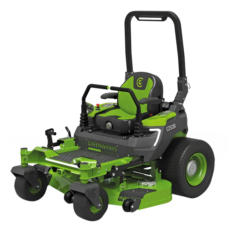 Greenworks Cz52r18x 82V Optimusz 52'' Ride-On Zero Turn Mower (18Kwh) [7401707Au] - Equipped With The Most Advanced 19K Constant Smart Cutting Systemtm. 1
