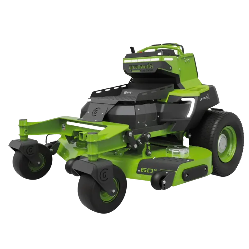 Greenworks Cz60s24x 82V Optimusz 60" Stand-On Zero Turn Mower (24Kwh) [7402107Au] - Skillfully Adjust To Various Grass Conditions. 1