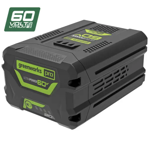 Greenworks G60b2 60V Pro Battery 2.0Ah [2935607Au] - Feel Empowered By The Smart And Easy-To-Use Solutions 1