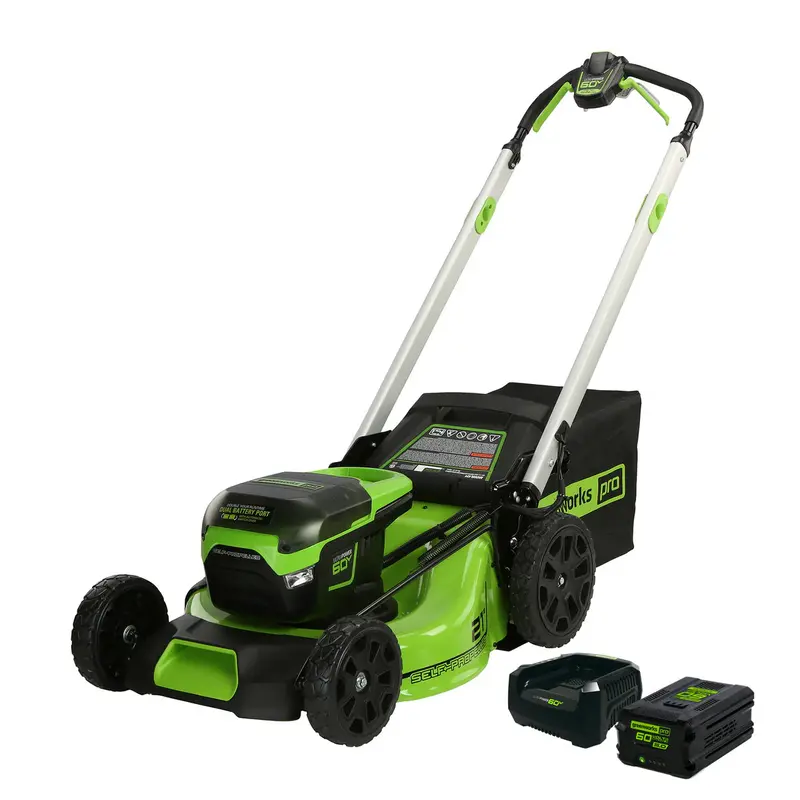 Greenworks Lmc420 60V 21'' Sp 6Ah Kit [2516407Auvt] - Greenworks 60V 21" Self Propelled Lawnmower Kit With 6Ah Battery & Charger 1