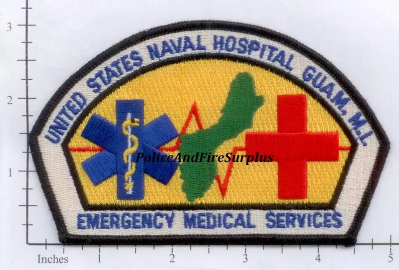 Guam - Micronesia Us Naval Hospital Emergency Medical Services Patch V1 1