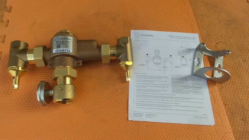 Guardian G6040 Thermostatic Mixing Valve G3800lf Eyewash Shower 50 Gpm 1