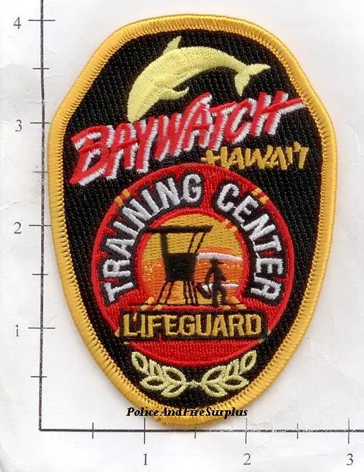 Hawaii - Baywatch Training Center Life Guard Fire Rescue Patch 1