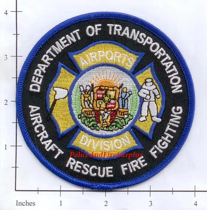 Hawaii - Hawaiian Dept Of Transportation Airports Division Fire Dept Patch 1