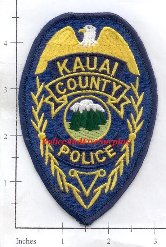 Hawaii - Kauai Police Dept Patch 1