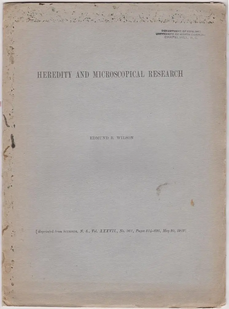 Heredity And Microscopical Research 1