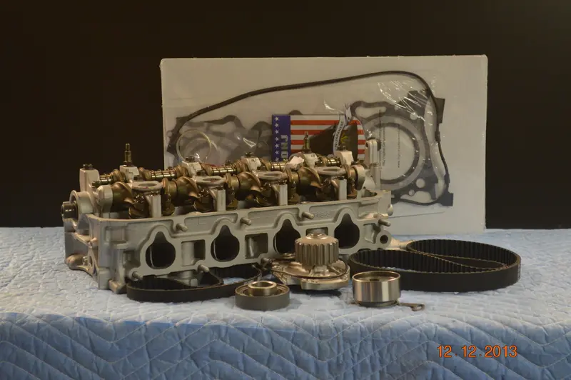 Honda Cylinder Head Accord 2.2L 2200Cc - L4 Pob With Gasket Set, Belts, Tensioners & Water Pump, Year:94-97 1