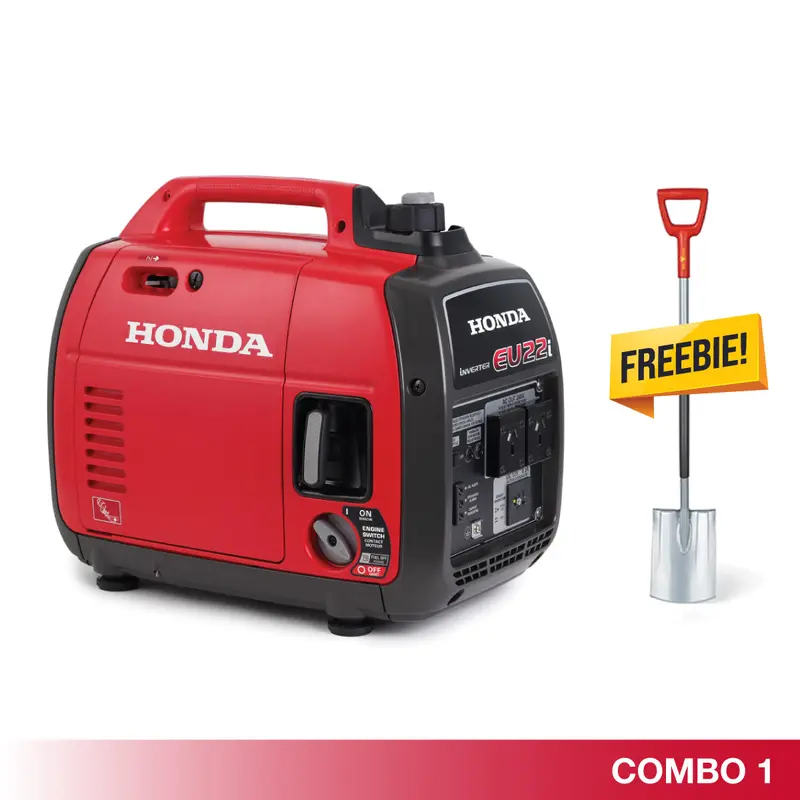 Honda Eu22i 2.2Kva Inverter Generator - With Free $99 Spade 1
