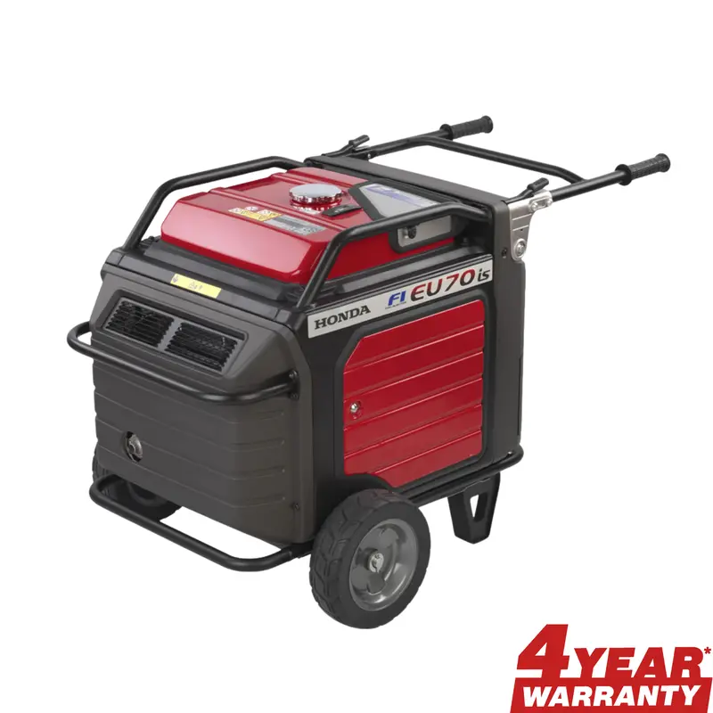 Honda Eu70is 7Kva Inverter Generator - Key Start, 7000W Max Output, 4Yr Domestic Warranty, 118Kg Weight 1