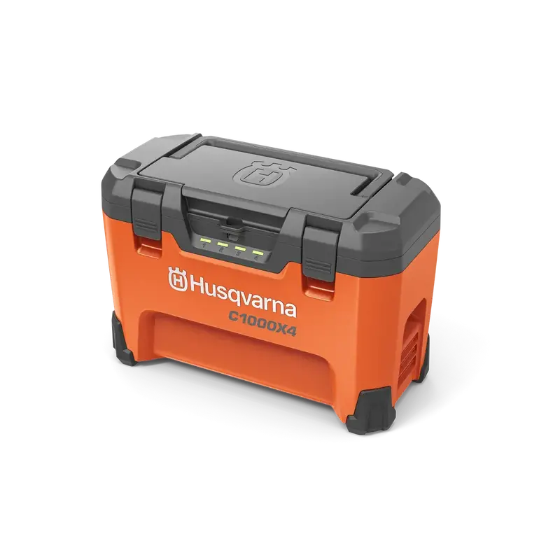 Husqvarna 40-C1000x4 Mutli-Bay Battery Charger - Efficient And Smart High-Power Charging Wherever You Want. 1