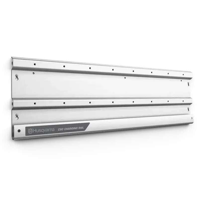 Husqvarna 40-C80 Charging Rail - Robust Rail For Mounting Of Up To Eight 40-C80 Battery Chargers. 1
