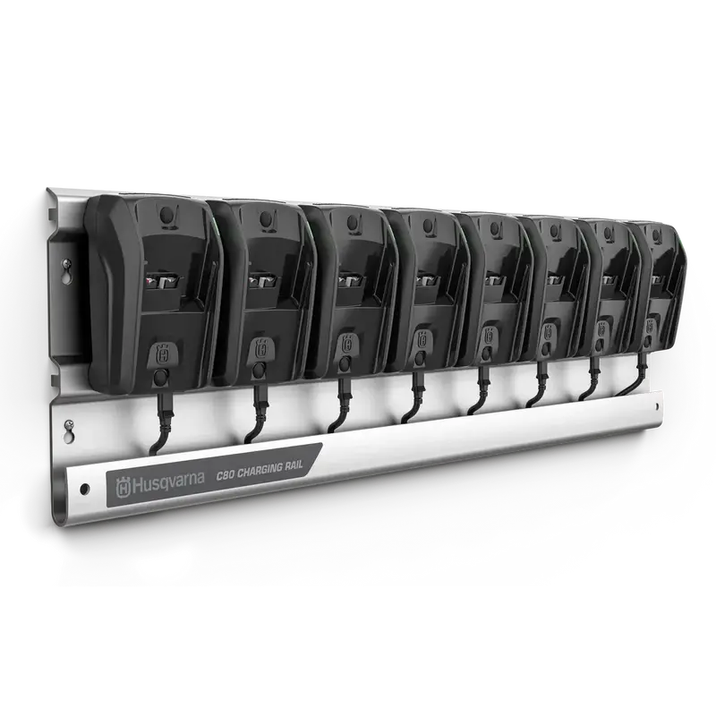 Husqvarna 40-C80 Charging Station - Charging Station For Up To Eight 36 Volt Batteries. 1