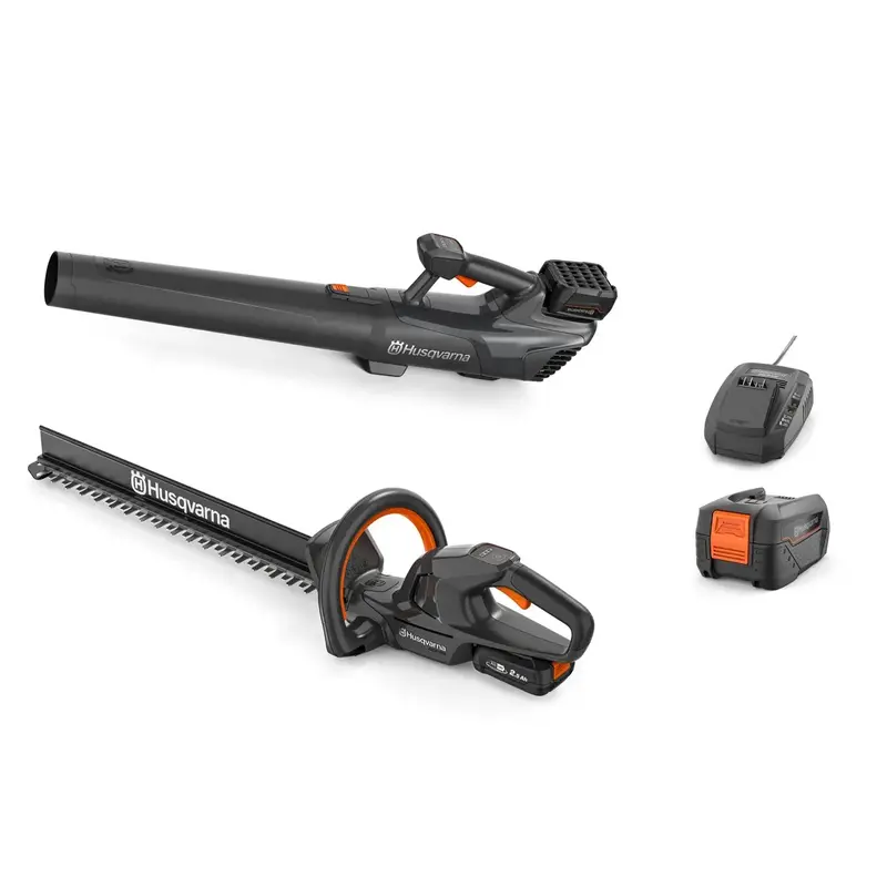 Husqvarna Aspire™ Hedge Trimmer + Leaf Blower Bundle - With 4.0Ah Battery And Charger 1