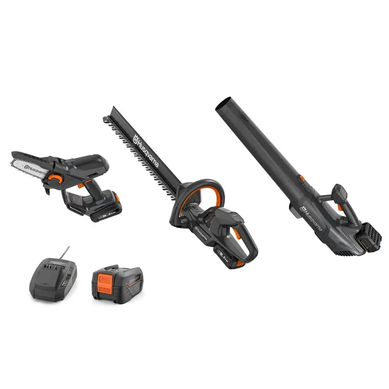 Husqvarna Aspire™ Hedge Trimmer + Leaf Blower + Pruner Bundle 1