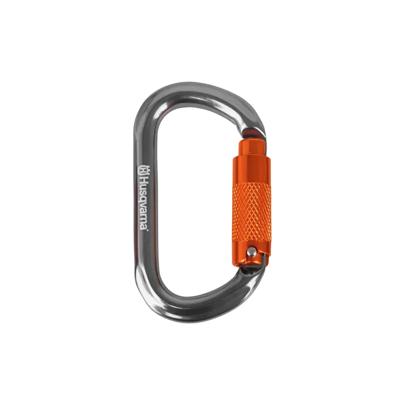 Husqvarna Carabiner - High-Strength Aluminium Carabiner With Triple Lock. 1