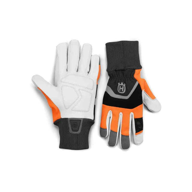 Husqvarna Functional With Saw Protection Gloves - Leather Gloves For Chainsaw Use. 1