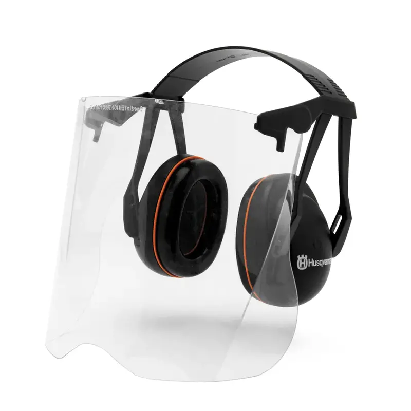 Husqvarna Garden Earmuffs With Perspex Or Mesh Visor - Light And Comfortable 1
