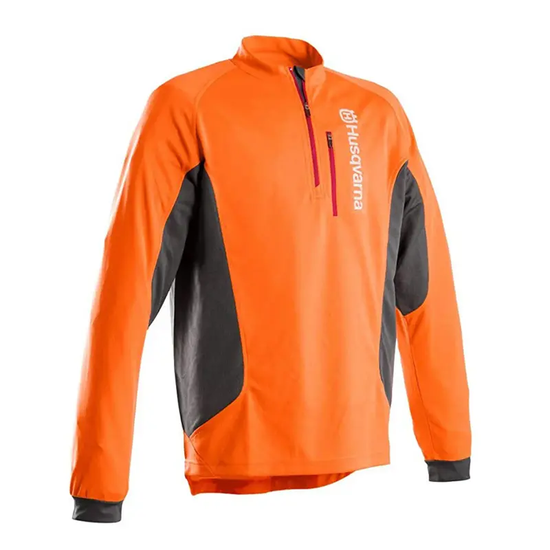 Husqvarna Hi Vis Work T-Shirt Long Sleeve - Light And Cool, Quick-Dry 1