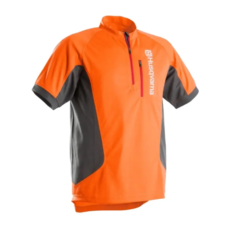 Husqvarna Hi Vis Work T-Shirt Short Sleeve - Light And Cool, Quick-Dry 1