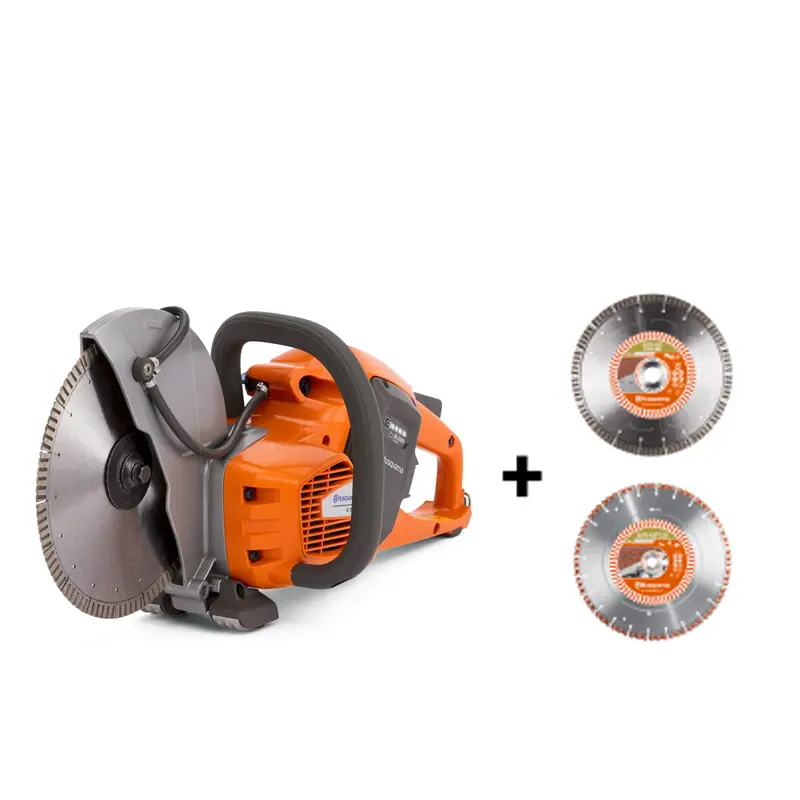 Husqvarna K535i Power Cutter Kit - Lightweight Battery Power Cutter With User-Friendly Operation + 2 Blades! 1