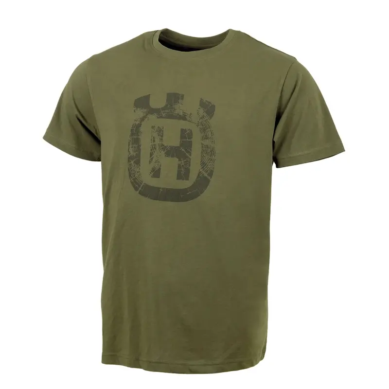 Husqvarna Xplorer Tree Ring Crown T-Shirt - Short-Sleeved Made For Leisurewear - All Sizes Available! 1