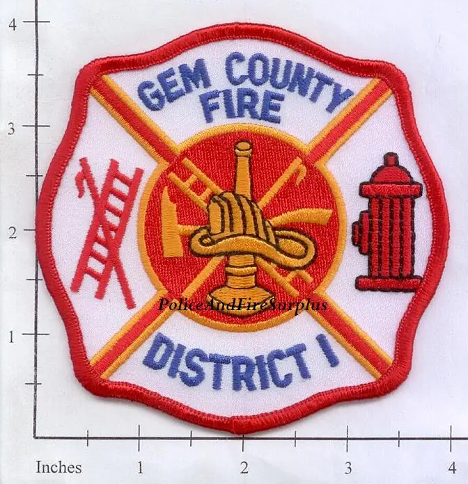 Idaho - Gem County Fire District 1 Patch 1