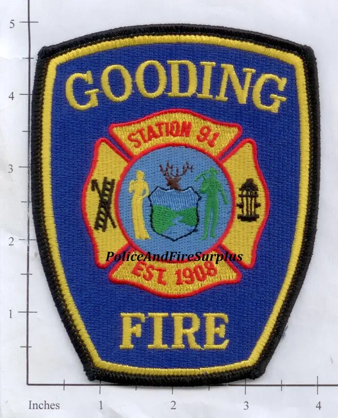 Idaho - Gooding Fire Station 91 Fire Dept Patch 1