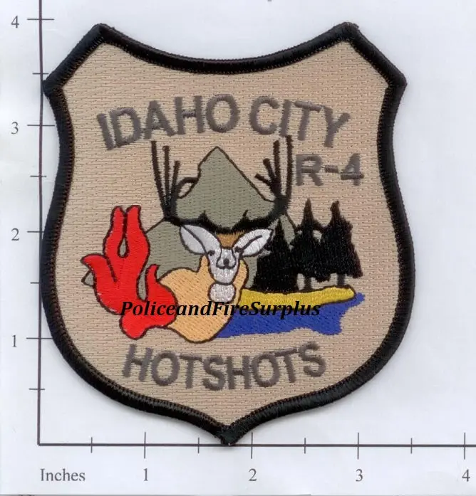 Idaho - Idaho City Hotshots R-4 Fire Dept Patch 1