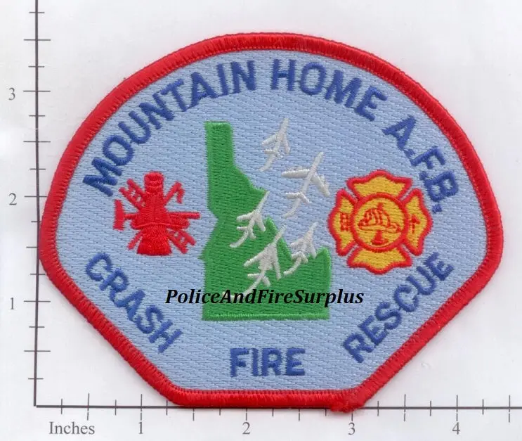 Idaho - Mountain Home Air Force Base Crash Fire Rescue Patch 1