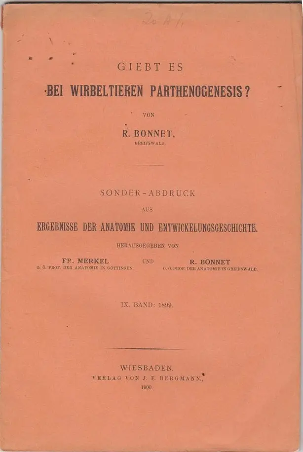 Ii. Geibt Es Bei Wirbeltieren Parthenogenesis? 1