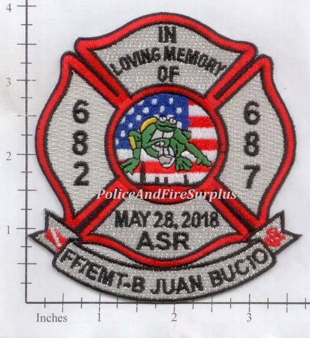 Illinois - Chicago Air Search & Rescue Juan Bucio Fire Dept Patch 1