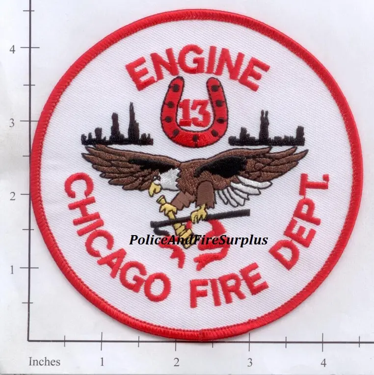 Illinois - Chicago Engine  13 Fire Dept Patch 1