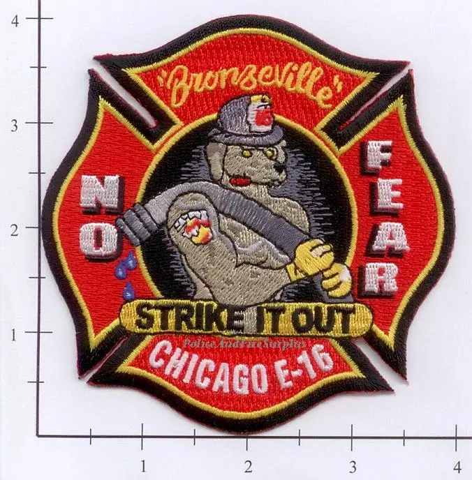 Illinois - Chicago Engine  16 Fire Dept Patch 1