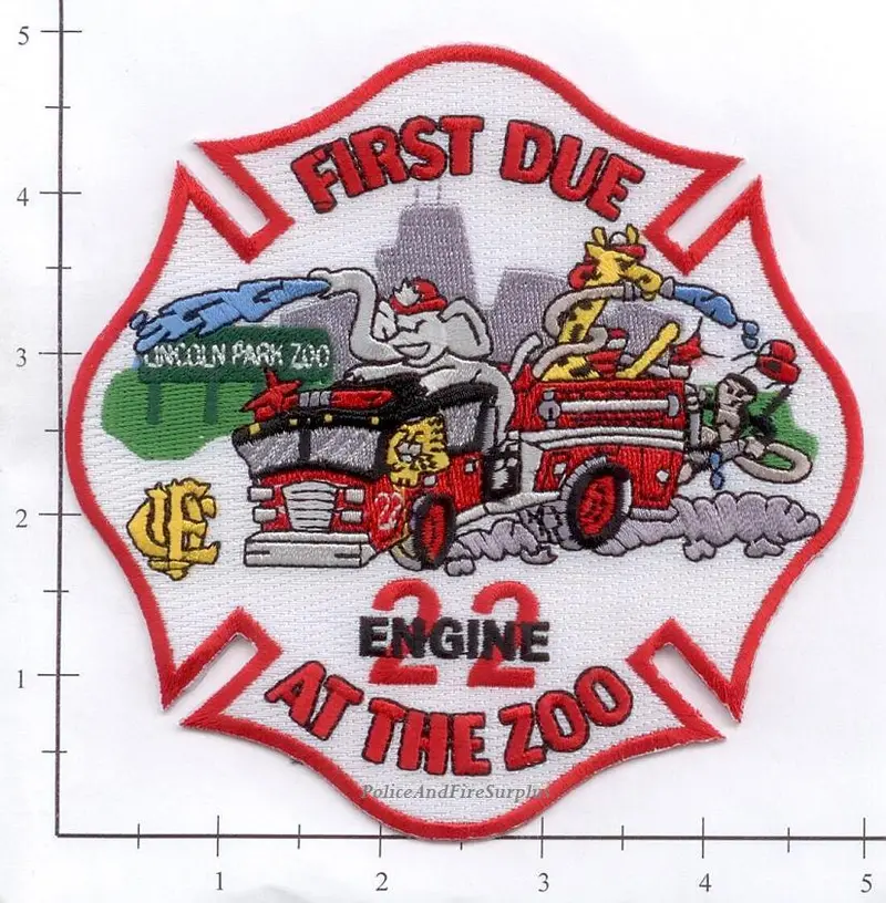 Illinois - Chicago Engine  22 Fire Dept Patch 1